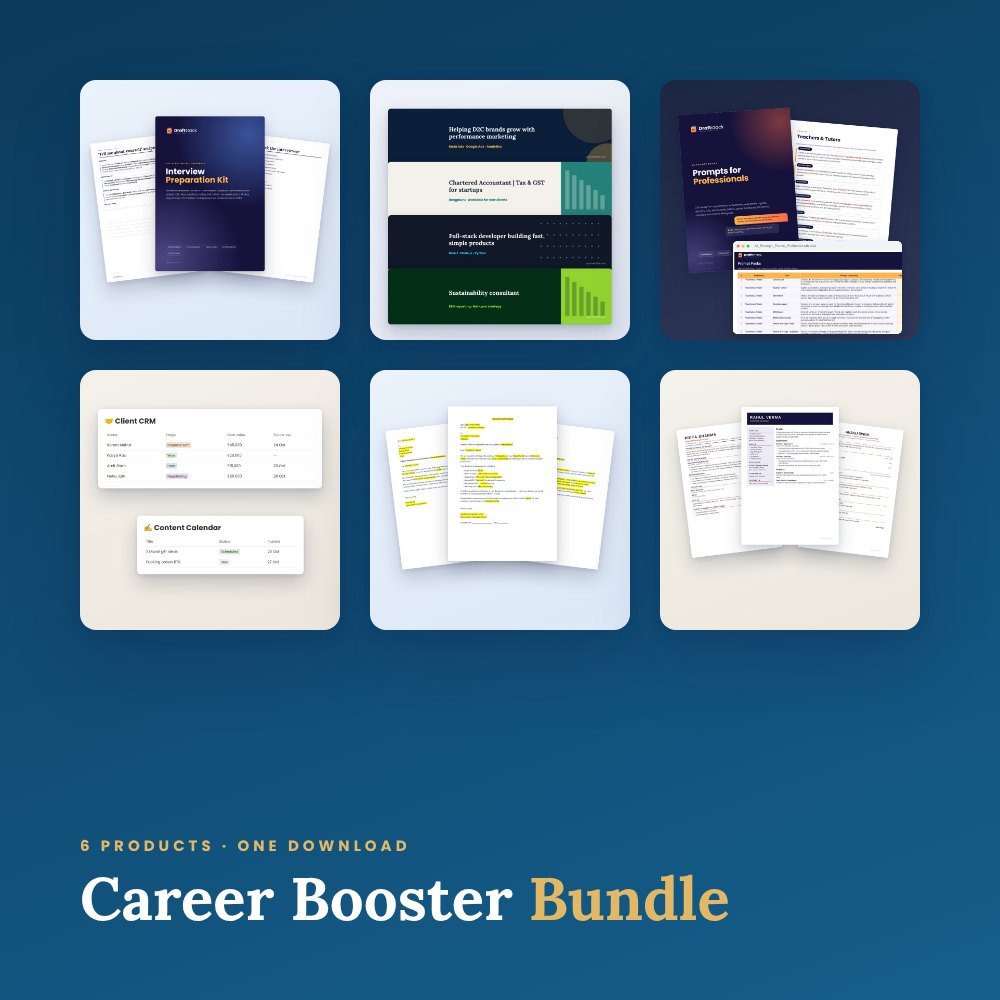 Career Booster Bundle (6 Products) – bundle preview