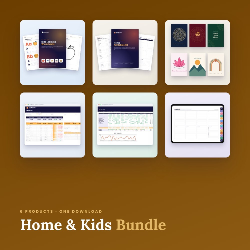Home & Kids Bundle (6 Products) – bundle preview