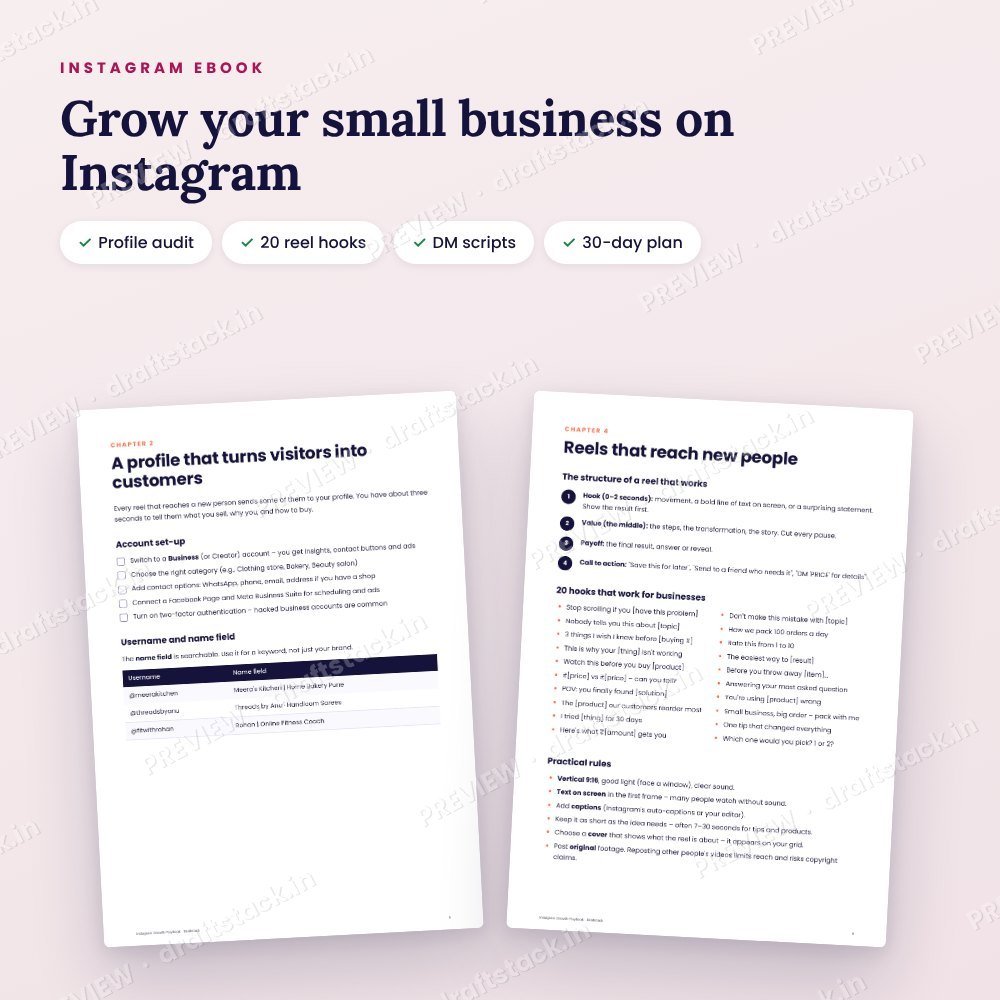 Instagram Growth Playbook for Small Business (Ebook) – preview 2